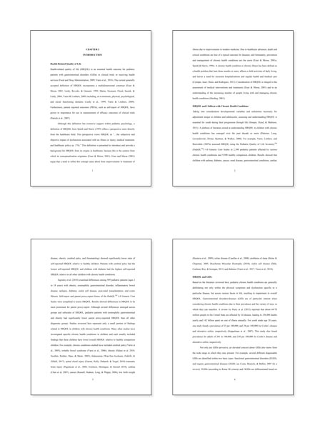 Thesis formatted for medical student in APA format with long data tables for mobile.