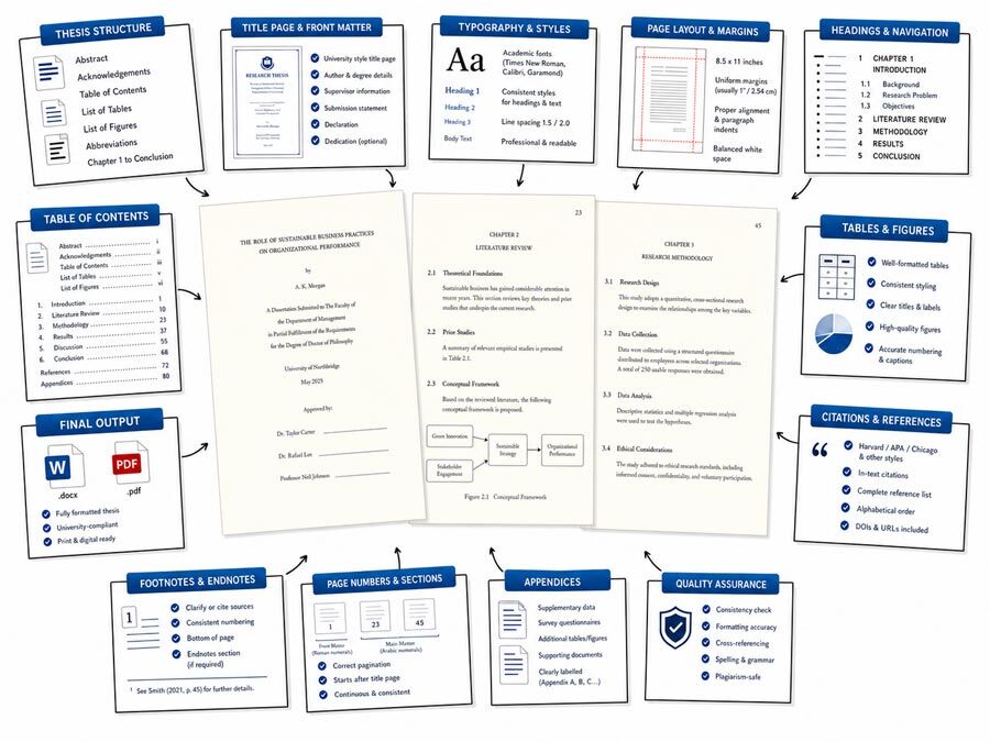 How thesis formatting works